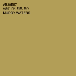#B39E57 - Muddy Waters Color Image